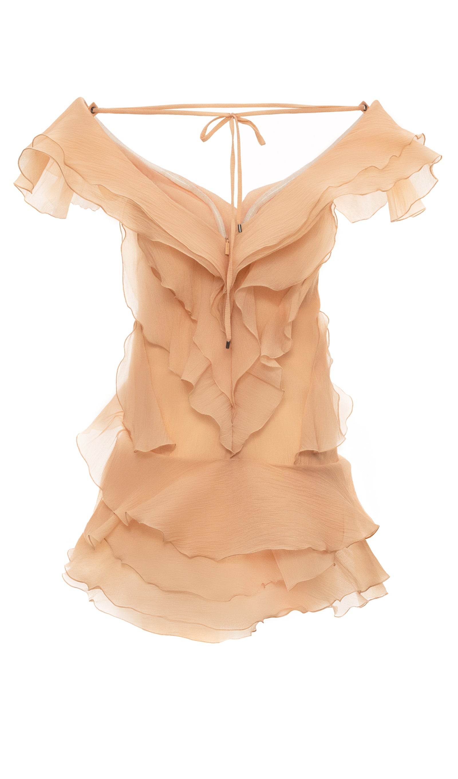 Layered Ruffled Mini Dress