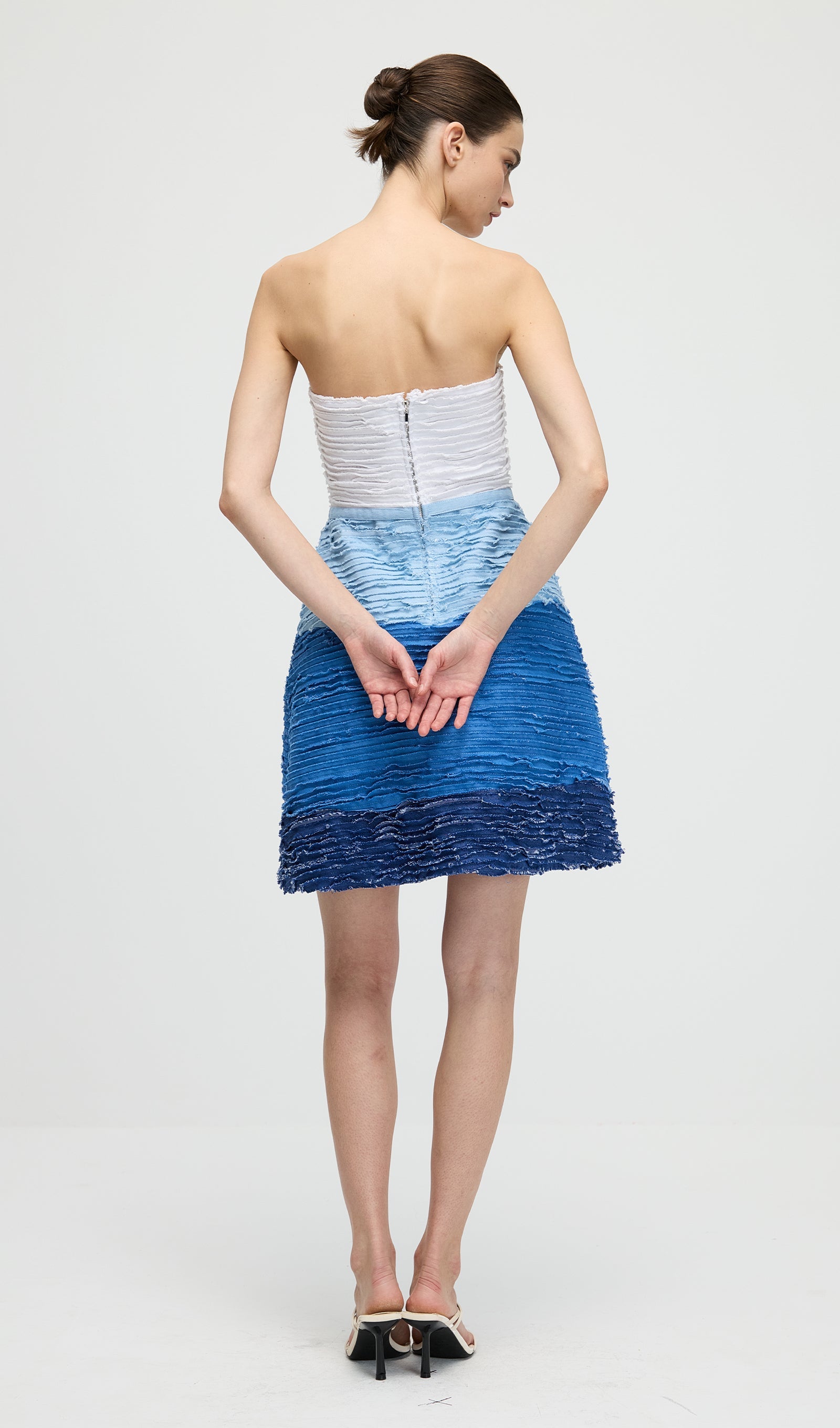 Sakura Denim Mini Dress