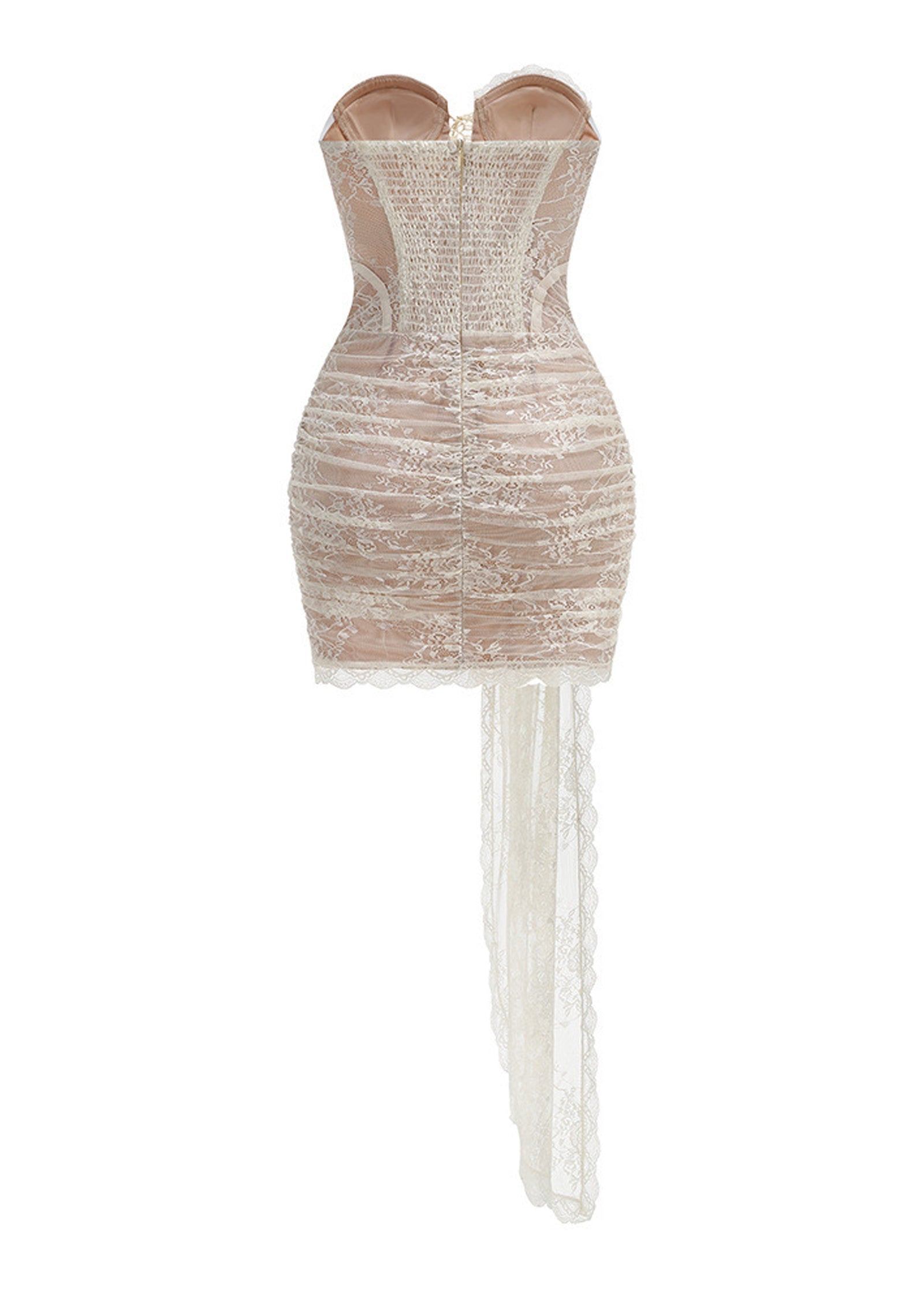 Slimming Corset Lace Mini Dress