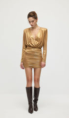 Open Back Mini Dress