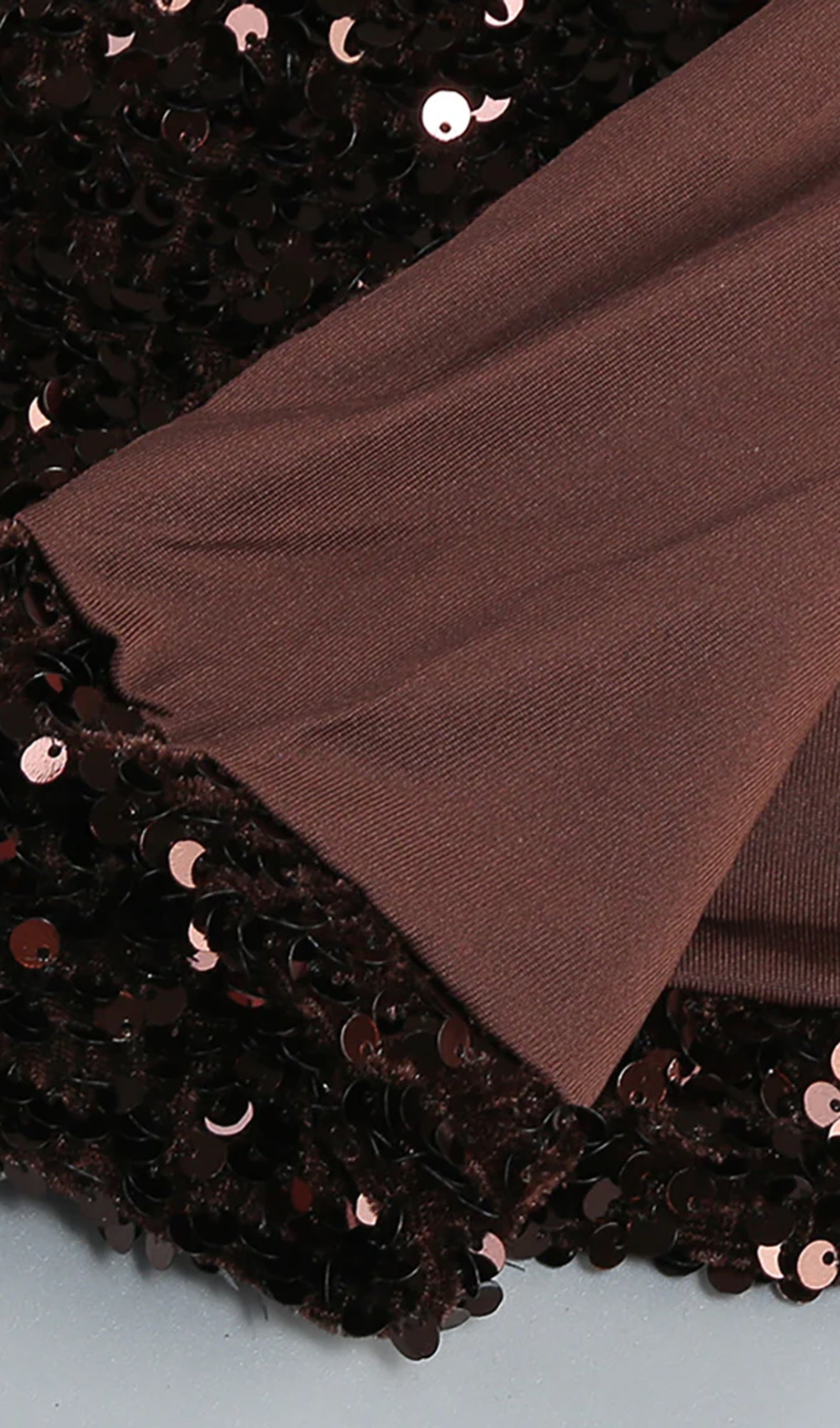 V Neck Sequin Embellished Midi Dress