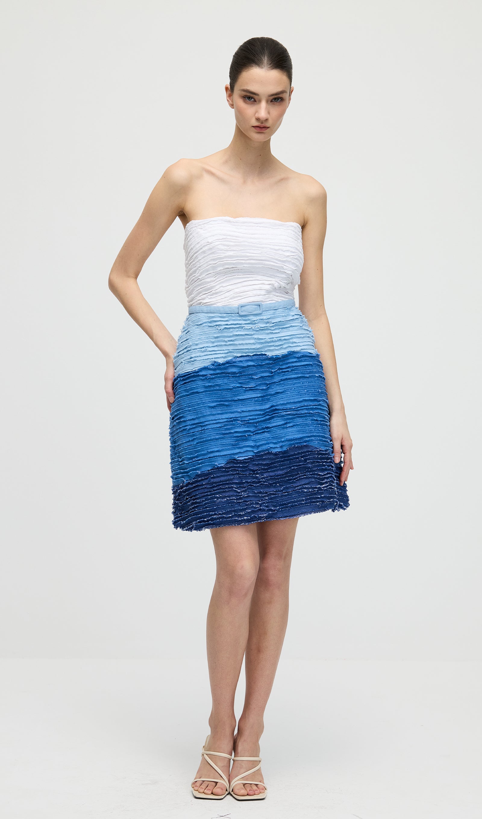 Sakura Denim Mini Dress