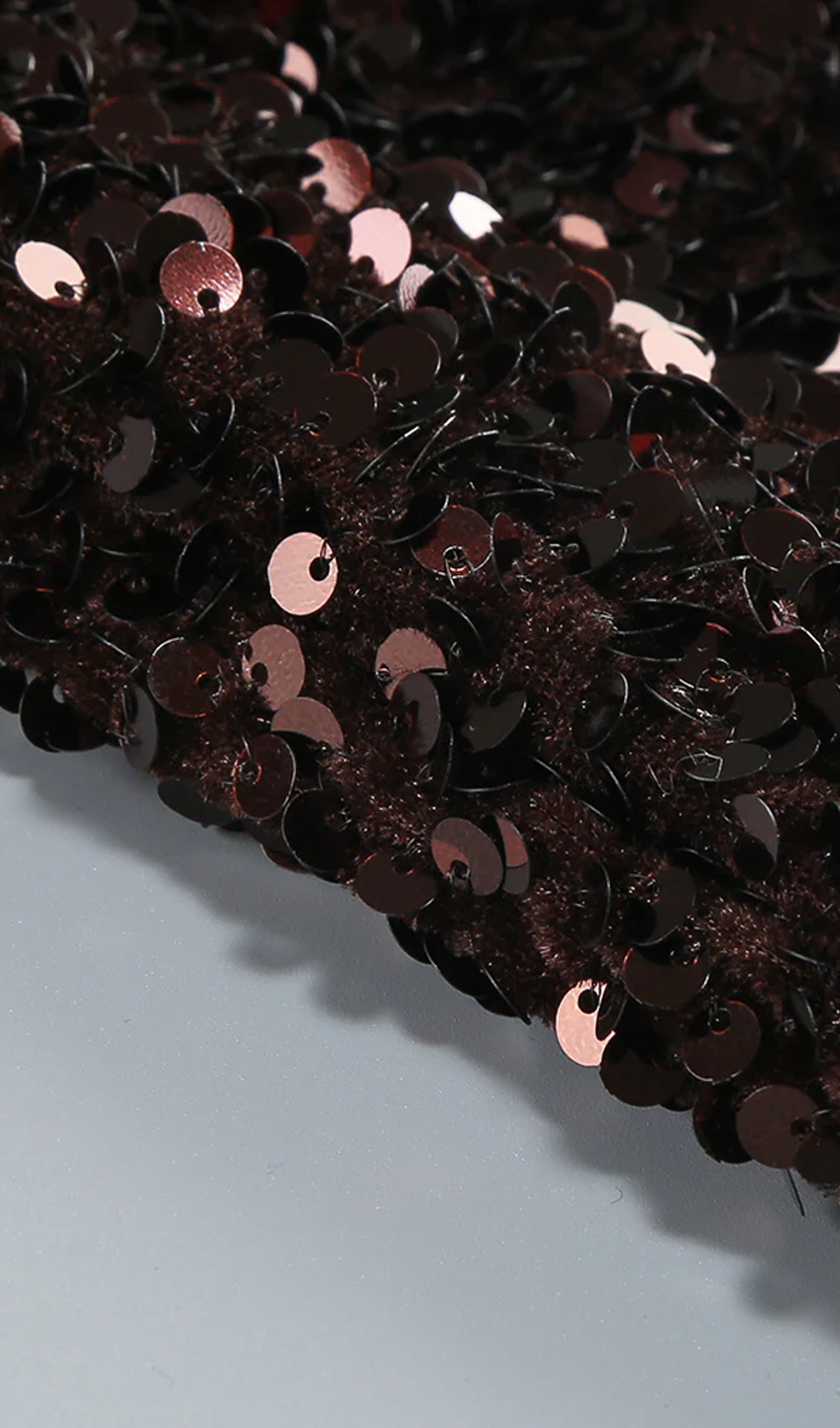 V Neck Sequin Embellished Midi Dress