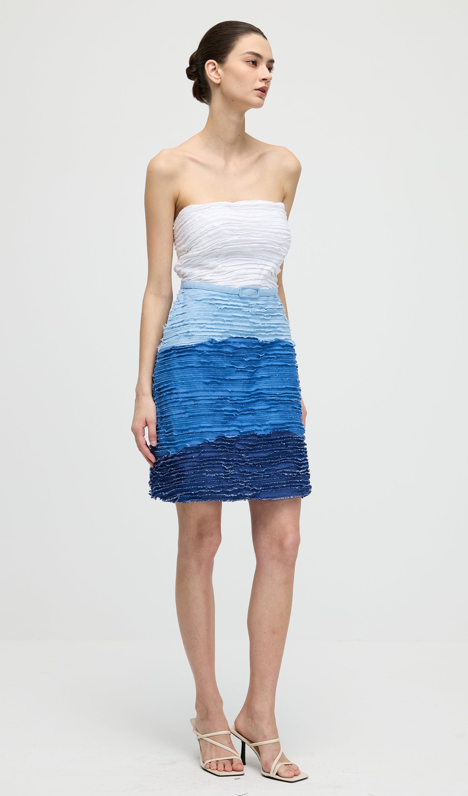 Sakura Denim Mini Dress