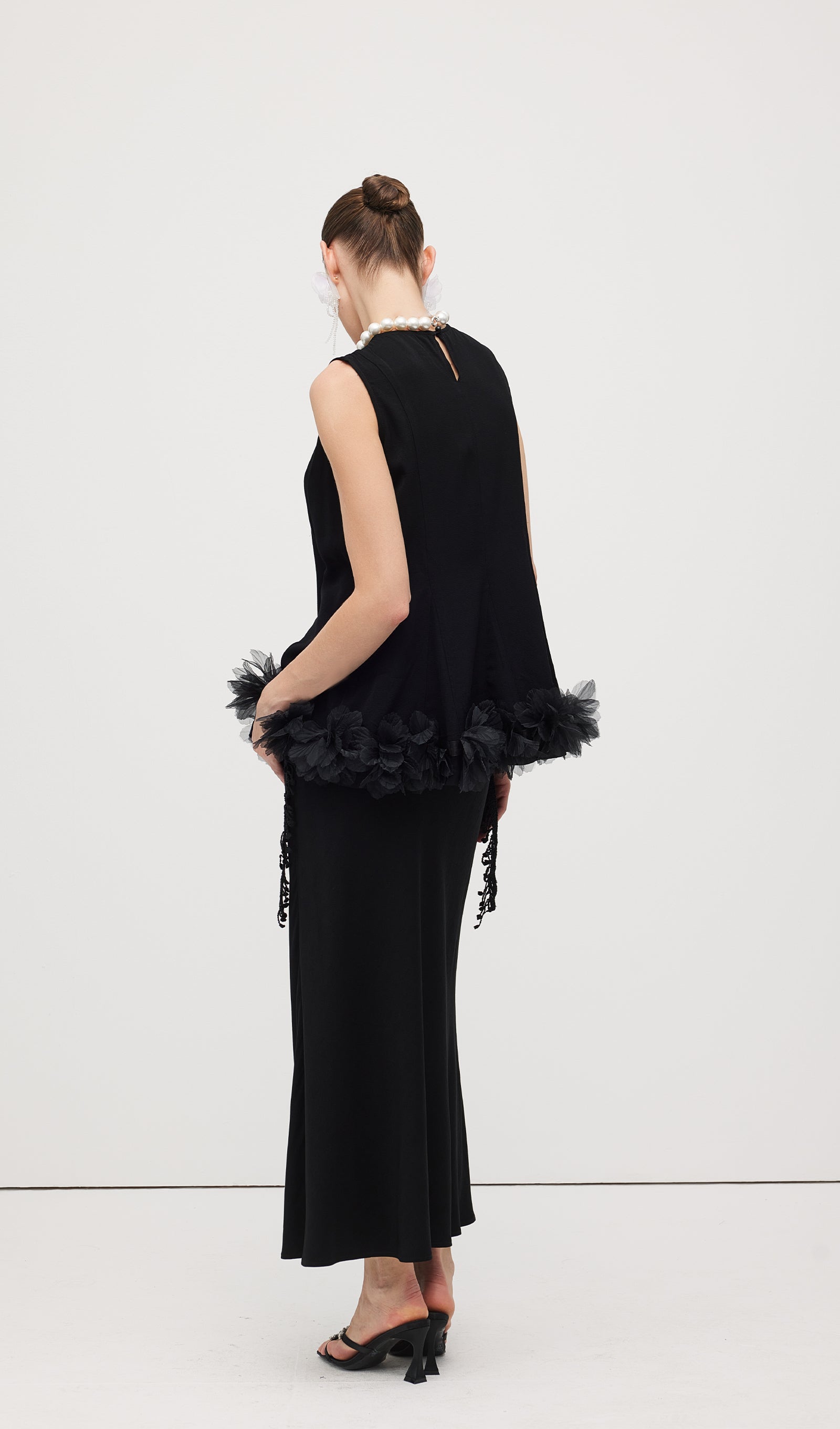 Braided Belted Maxi Skirt