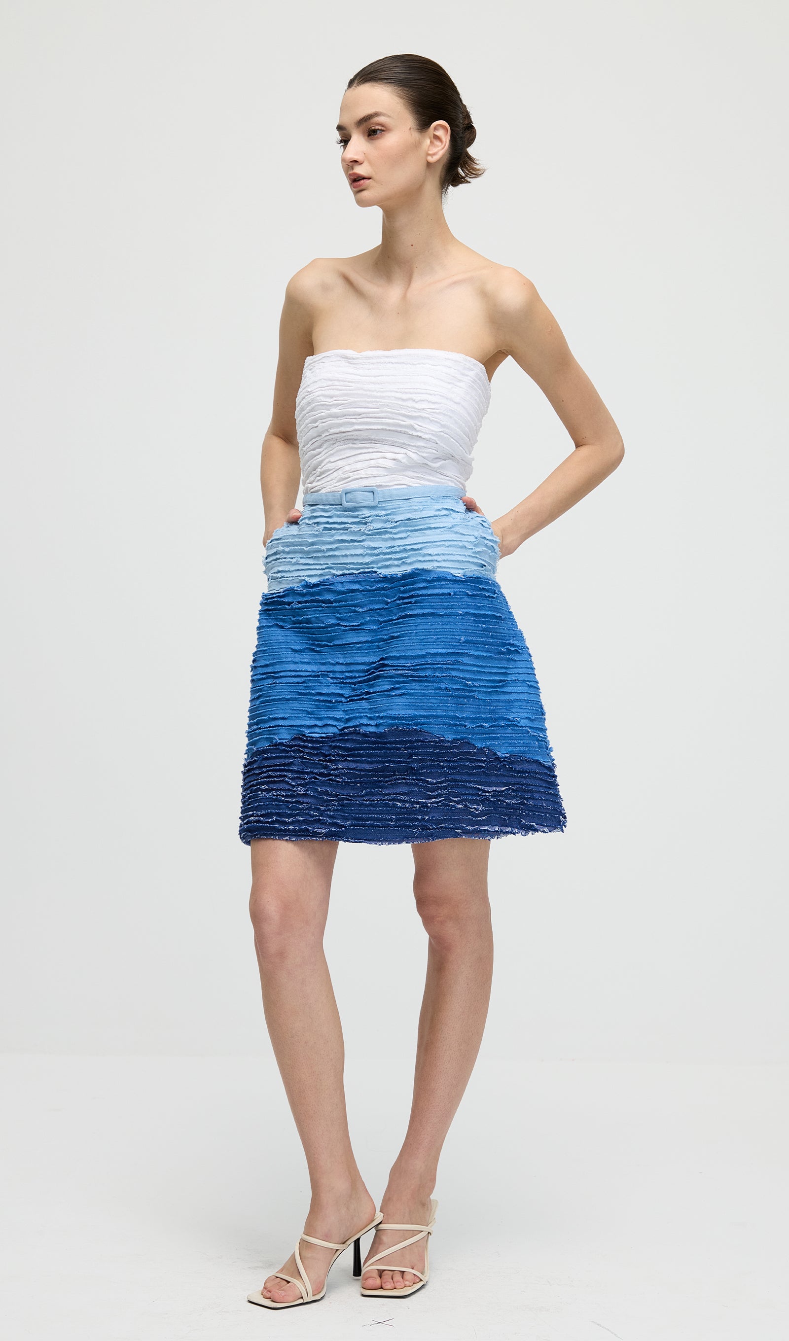 Sakura Denim Mini Dress