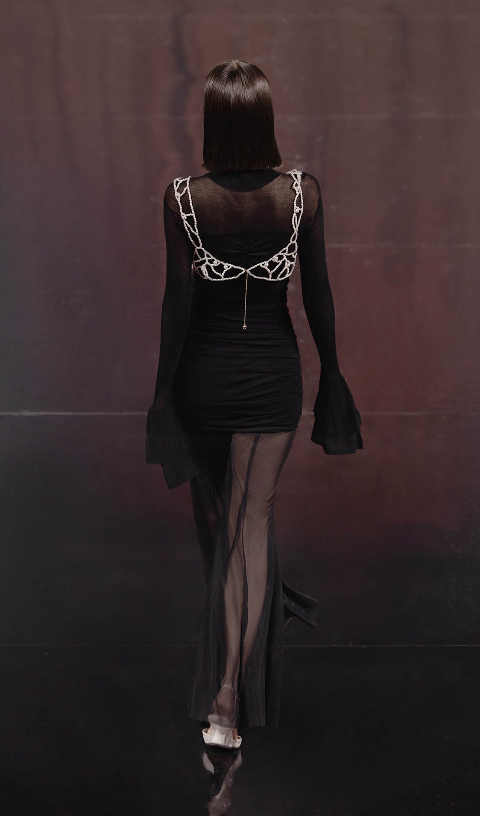 Semi Transparent Mini Dress