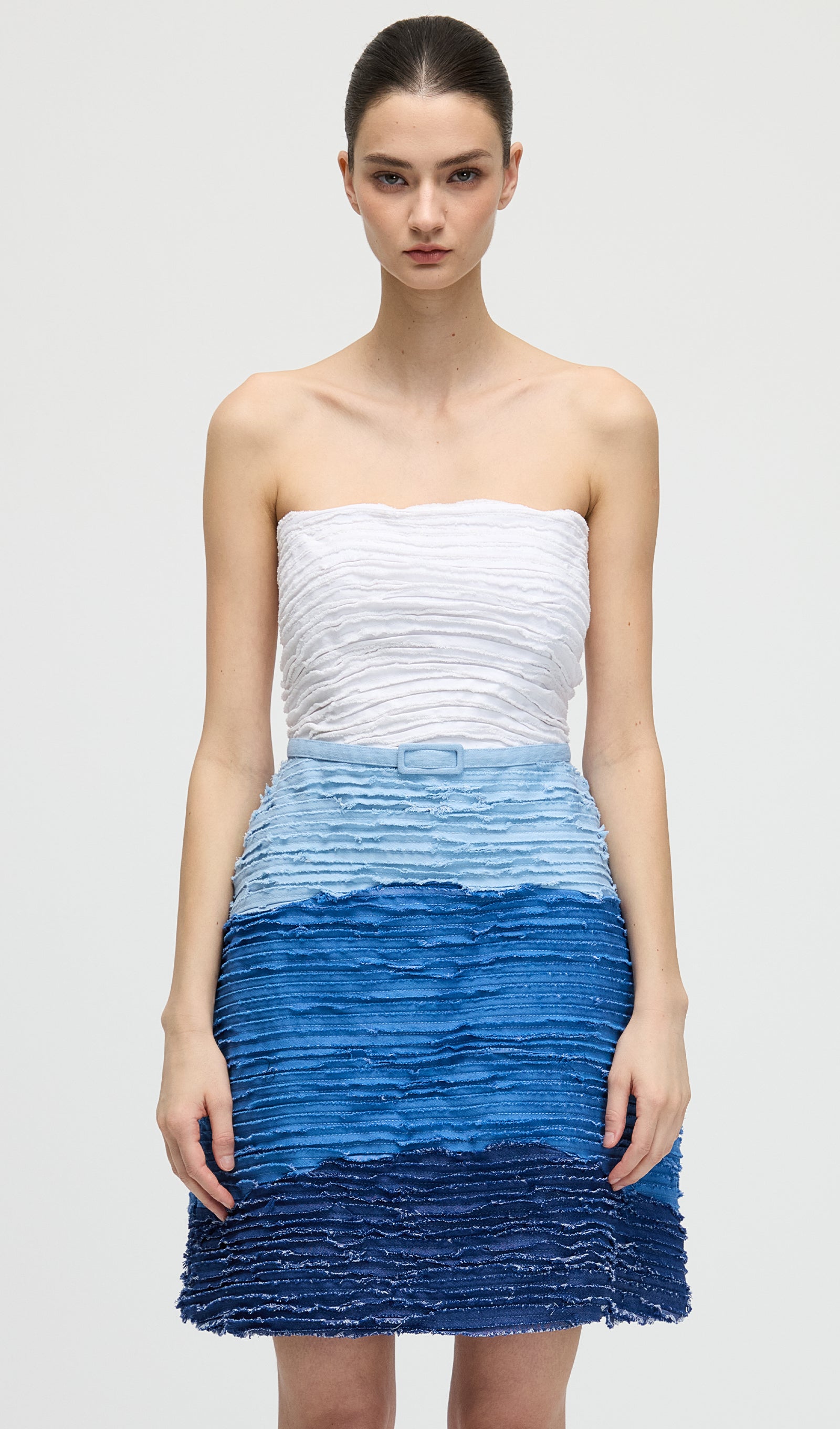 Sakura Denim Mini Dress