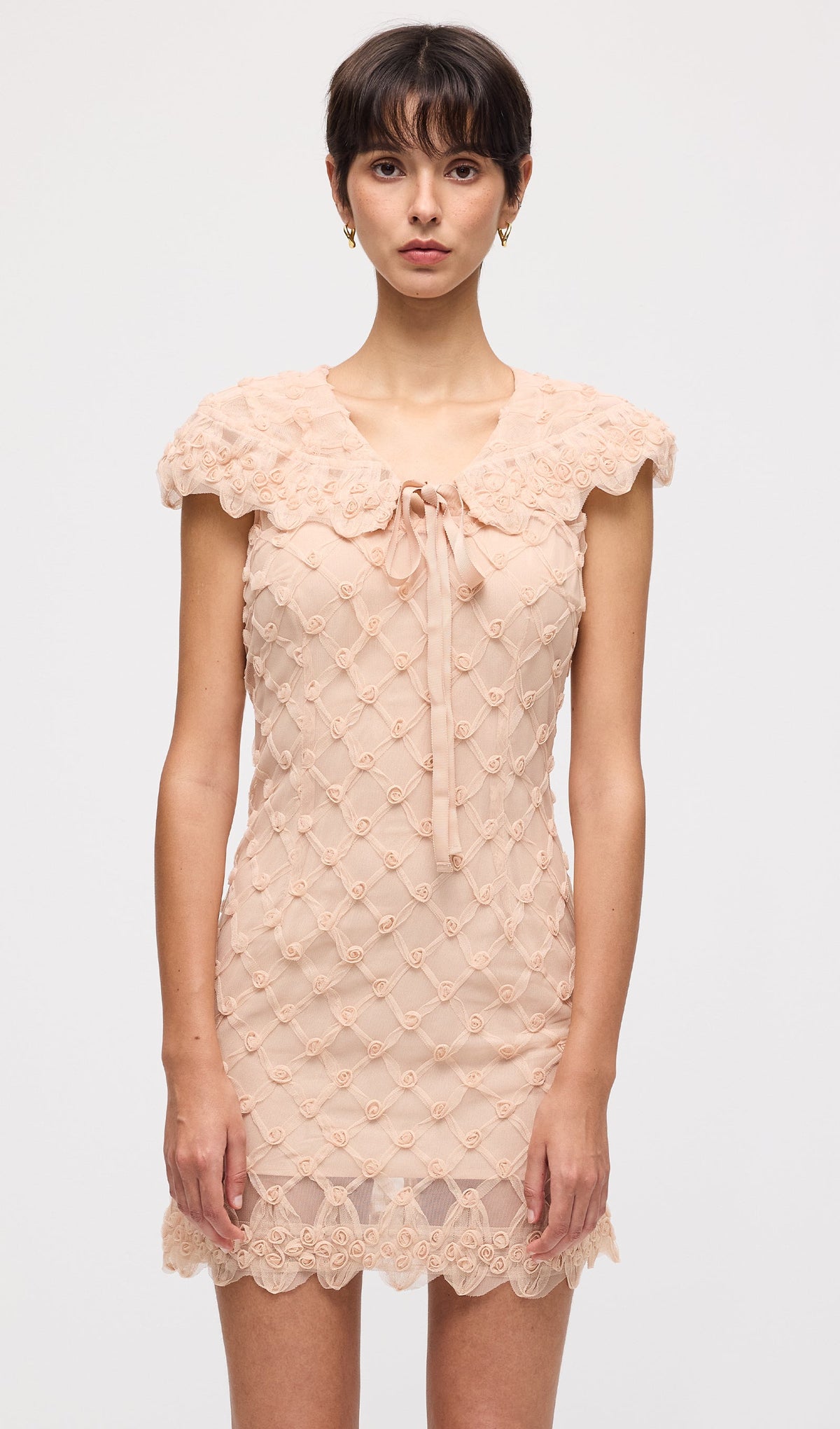 Sleeveless Mini Dress In Pink