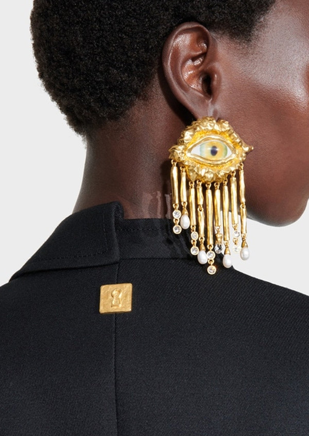 Surrealist Eye Chandelier Earrings